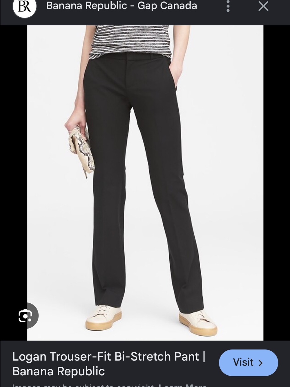 Banana Republic Logan Dress Pant
